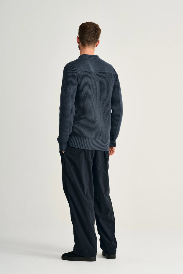 S.n.s. Herning ROBUST Crew Neck | Rund Hals Shadow Blue (f)
