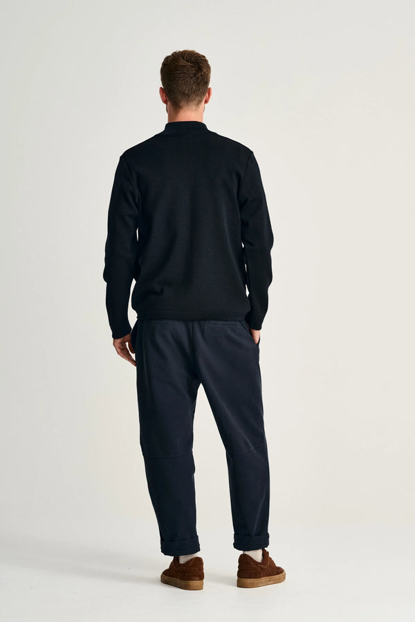 S.n.s. Herning NAVAL Full Zip | Lang Lynlås Navy Blue
