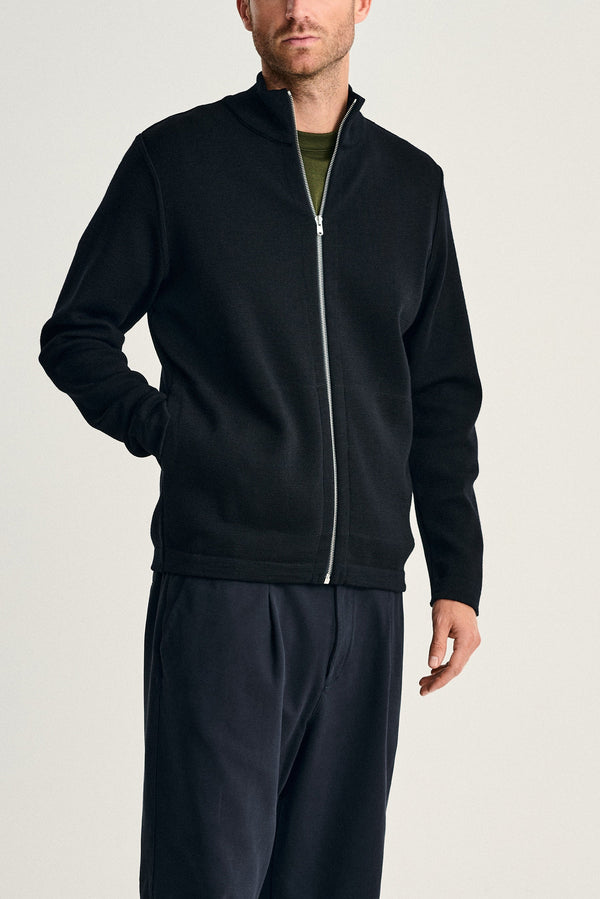 s.n.s. herning NAVAL full zip | lang lynlås navy blue