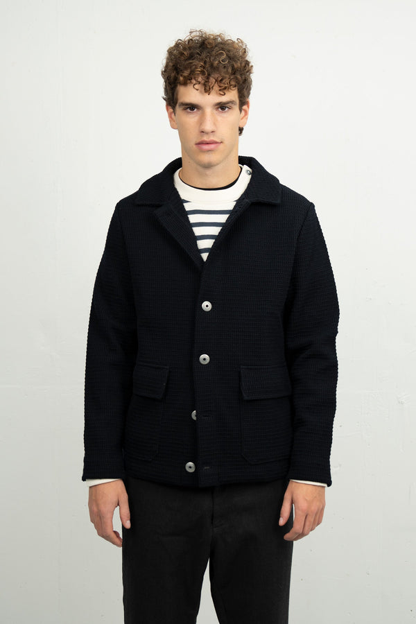 S.n.s. Herning RADIAL Jacket | Jakke Navy Blue II