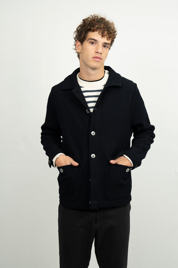 S.n.s. Herning RADIAL Jacket | Jakke Navy Blue II