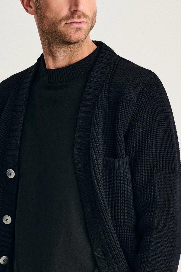 S.n.s. Herning ROBUST Cardigan Navy Blue (f)