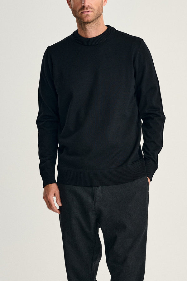 s.n.s. herning SOLO crew neck | rund hals navy blue (f)