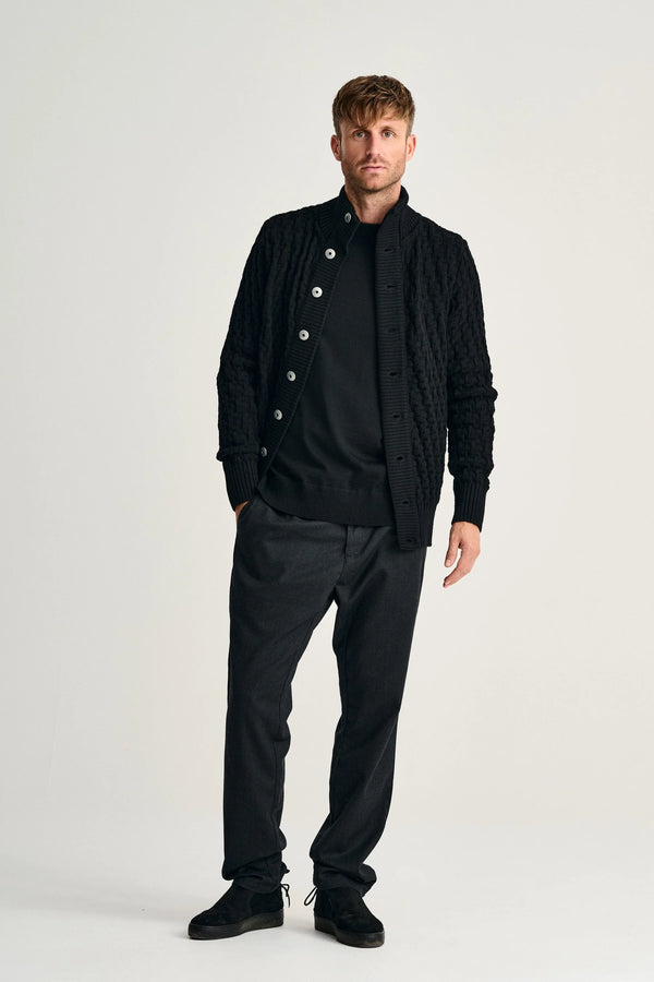 S.n.s. Herning STARK Cardigan Black Void