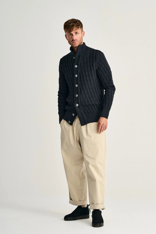 S.n.s. Herning STARK Cardigan Molten Grey
