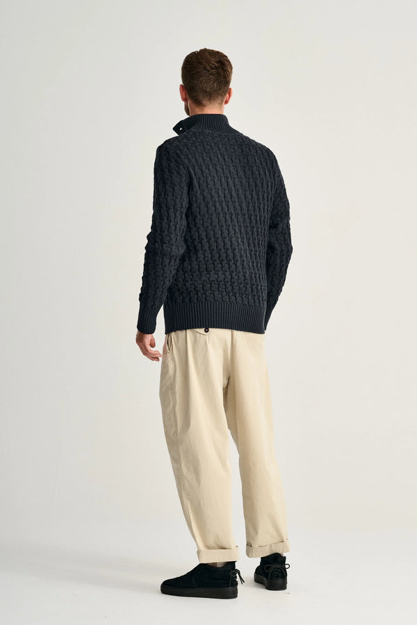 S.n.s. Herning STARK Cardigan Molten Grey