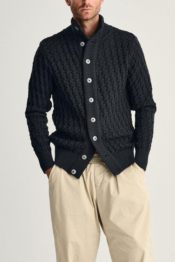 s.n.s. herning STARK cardigan molten grey