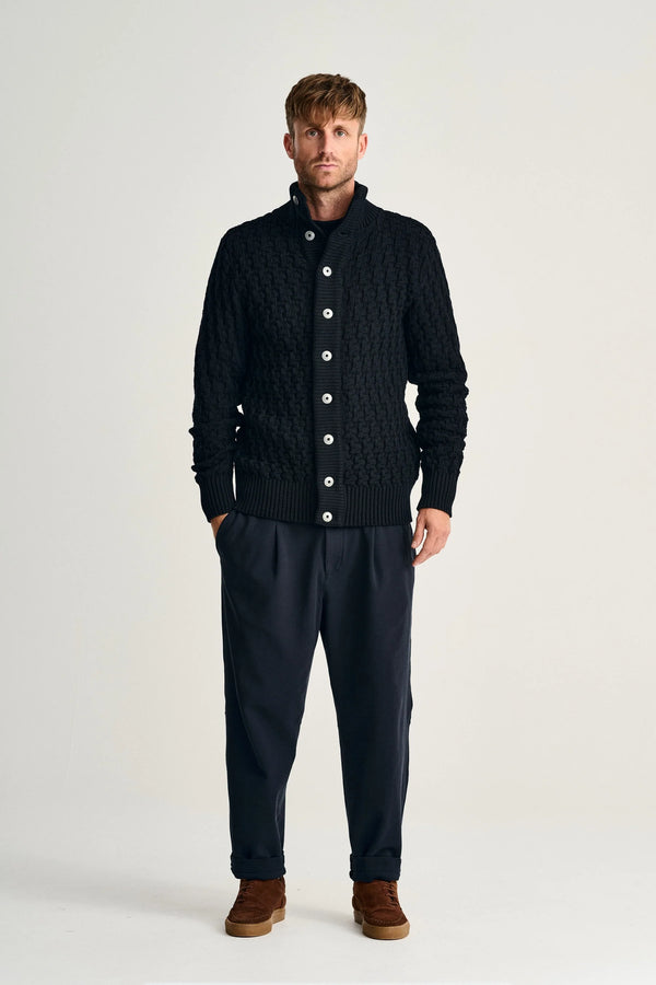 S.n.s. Herning STARK Cardigan Navy Blue