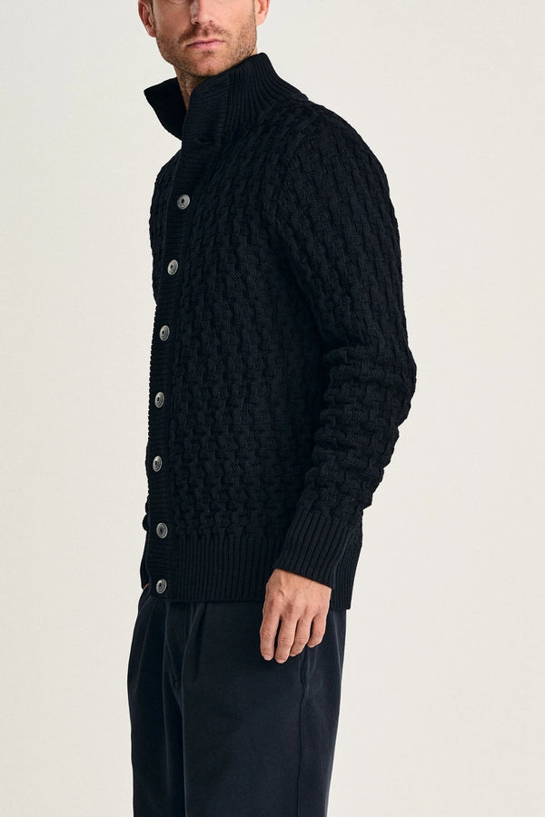 S.n.s. Herning STARK Cardigan Navy Blue