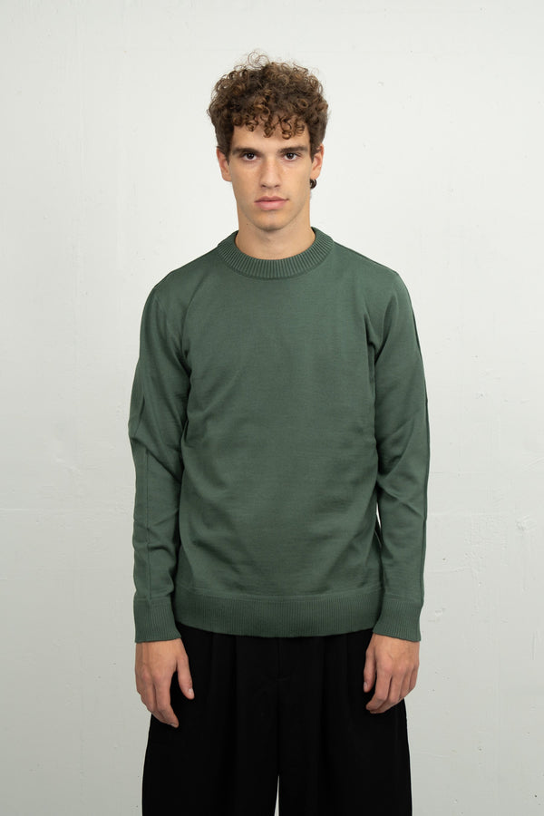 S.n.s. Herning SOLO Crew Neck | Rund Hals Copper Green (f)