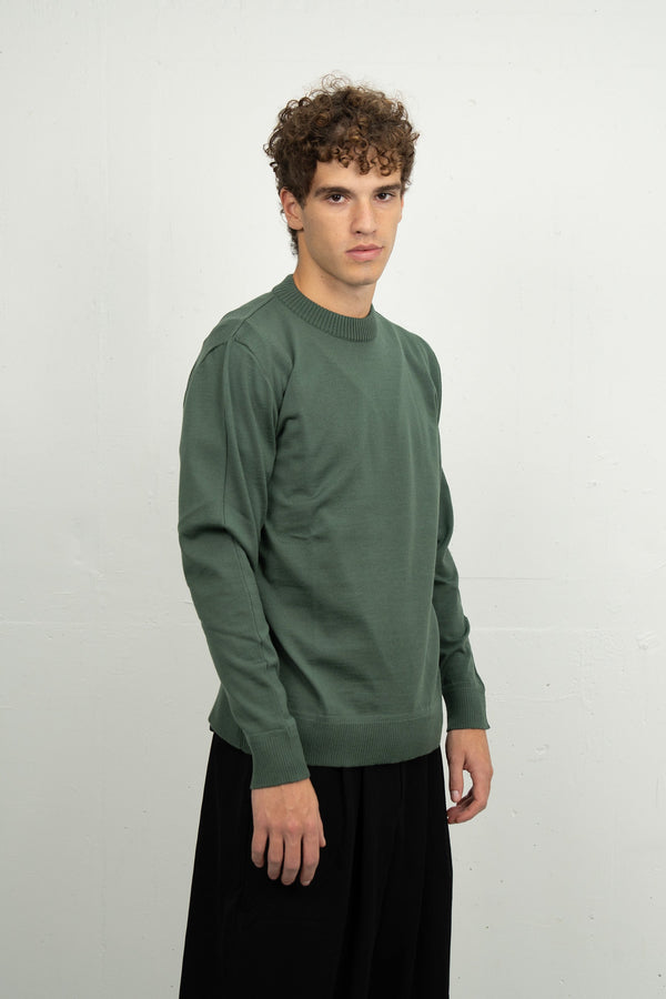 S.n.s. Herning SOLO Crew Neck | Rund Hals Copper Green (f)