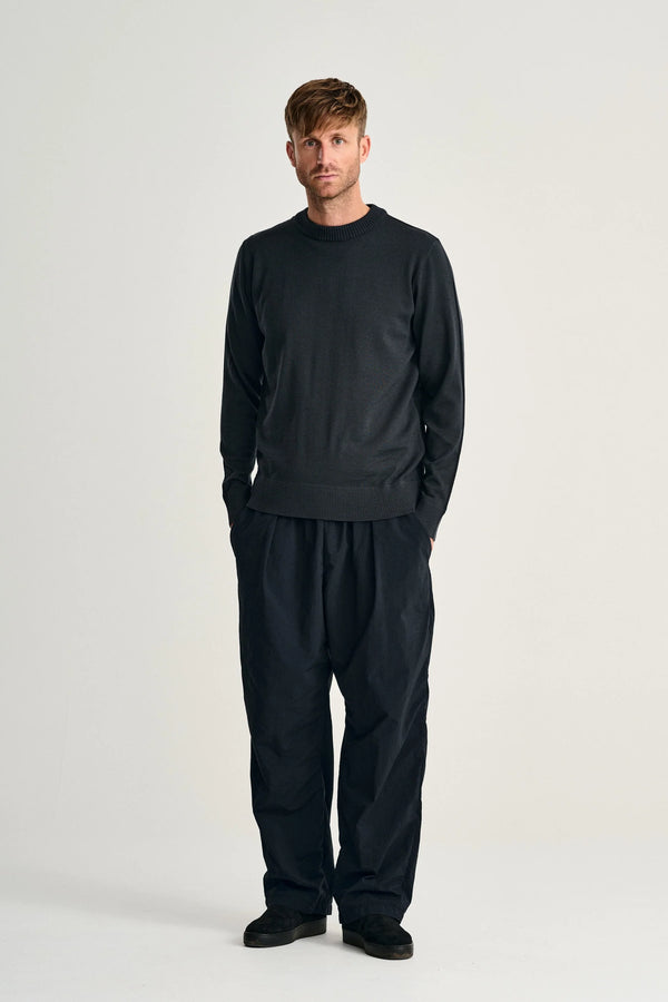 S.n.s. Herning SOLO Crew Neck | Rund Hals Molten Grey (f)