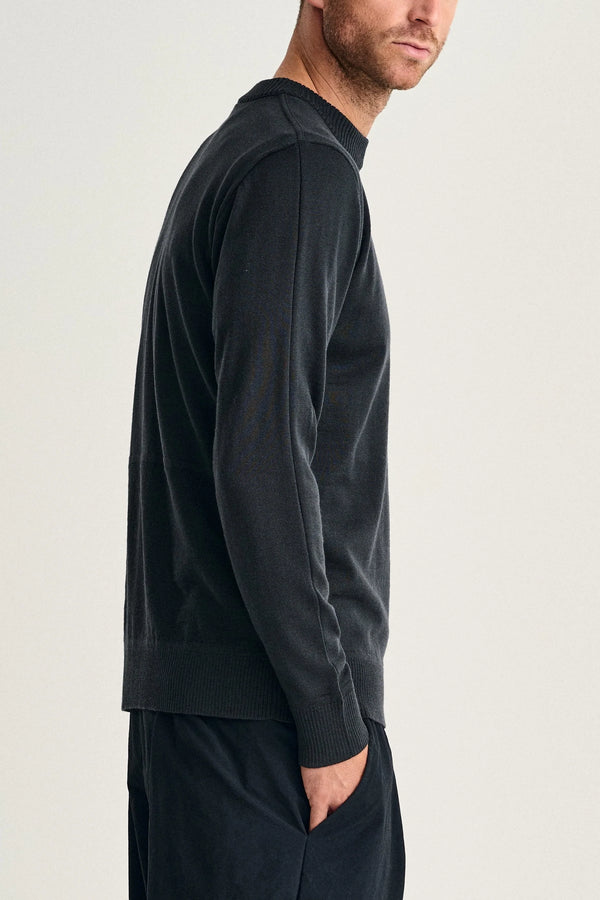 S.n.s. Herning SOLO Crew Neck | Rund Hals Molten Grey (f)