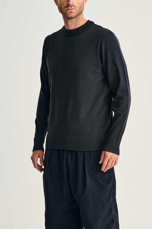 s.n.s. herning SOLO crew neck | rund hals molten grey (f)