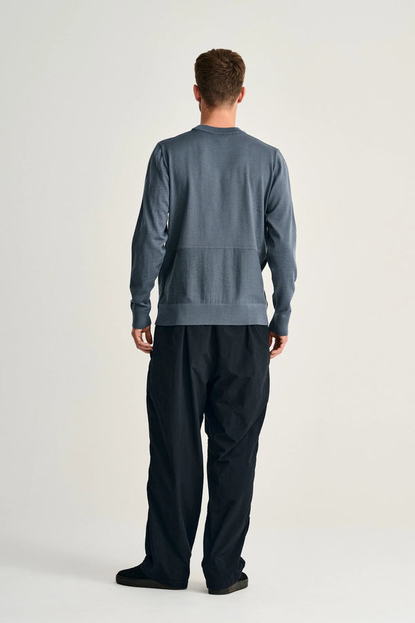 S.n.s. Herning SOLO Crew Neck | Rund Hals Slate Blue (f)