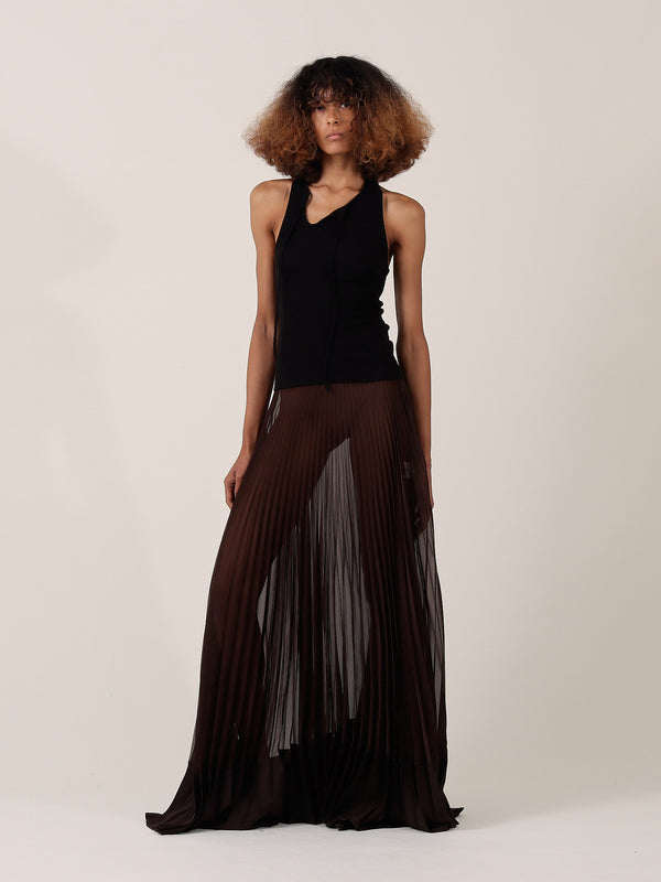 s.s. daley CELESTE SUNRAY PLEATED SKIRT