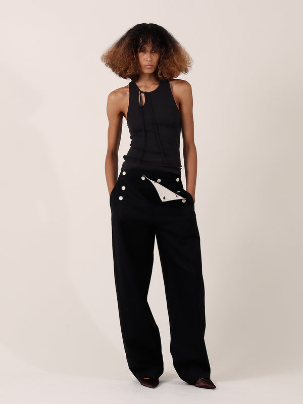 S.s. Daley COCHRANE RACER-BACK VEST — BLACK