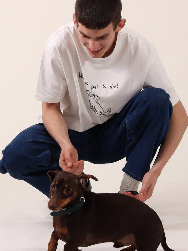 S.s. Daley HOW TO PET A DOG T-SHIRT