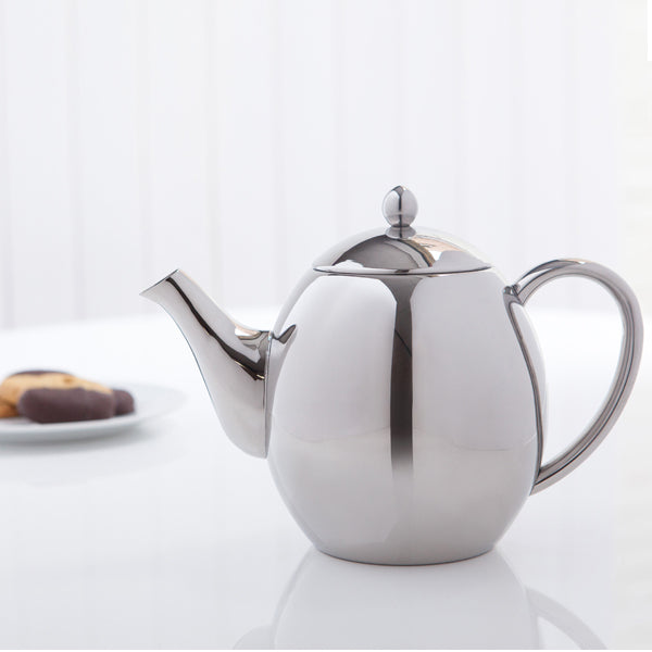 Sabichi 1200ml Double Wall Stainless Steel Teapot