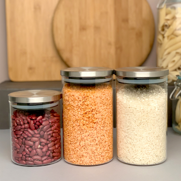 Sabichi 1200ml Stainless Steel Top Jar