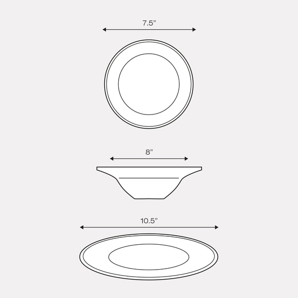 Sabichi 12pc Day To Day Dinner Set