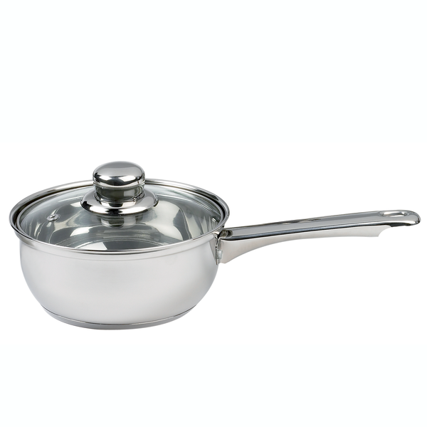 sabichi 16cm Essential Saucepan With Glass Lid