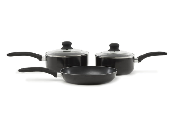 sabichi 3-Piece Saucepan & Frying Pan Set
