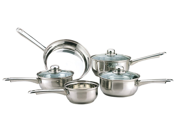 sabichi 5pc Essential Stainless Steel Cookware Set
