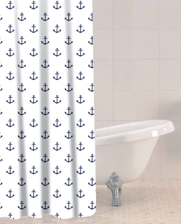 sabichi Anchor PEVA Shower Curtain
