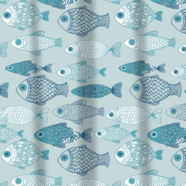 Sabichi Baby Fish PEVA Shower Curtain