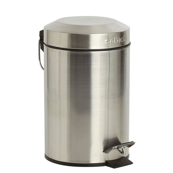 sabichi Brushed Steel 3ltr Pedal Bin