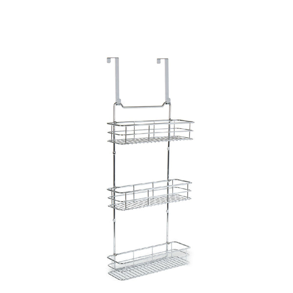 Sabichi Chrome 3 Tier Over The Door Storage Unit