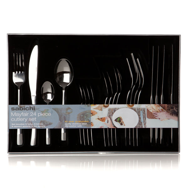 Sabichi Mayfair 24pc Cutlery Set