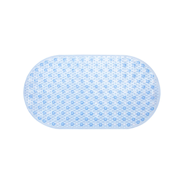 Sabichi PVC Bath Mat Oval Blue
