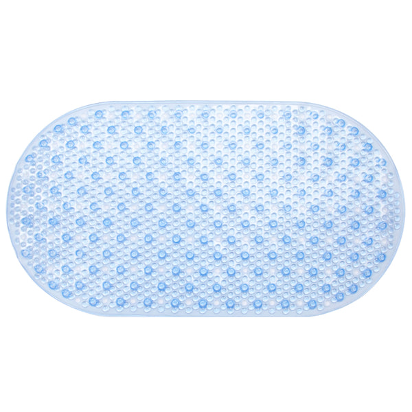 sabichi PVC Bath Mat Oval Blue