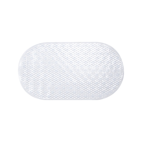 Sabichi PVC Bath Mat Oval Clear