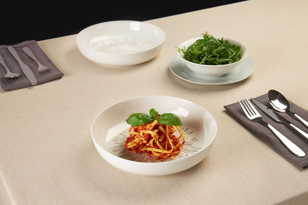 Sabichi Sabichi 4pc Gold Sunburst Pasta Bowls
