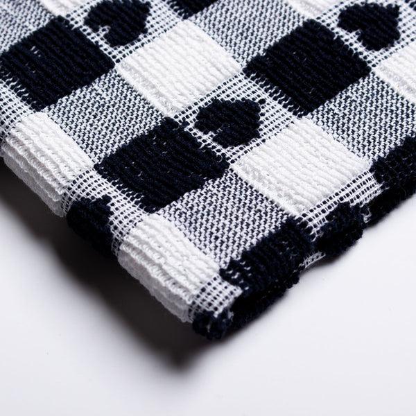 Sabichi Set Of 3 Navy Heart Tea Towels