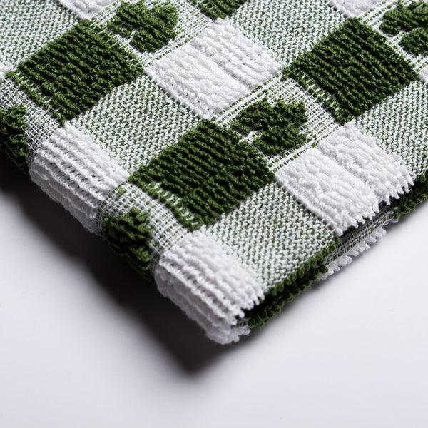 Sabichi Set Of 3 Sage Heart Tea Towels