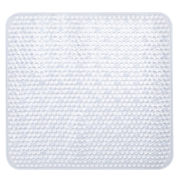 sabichi Square PVC Shower Mat Clear