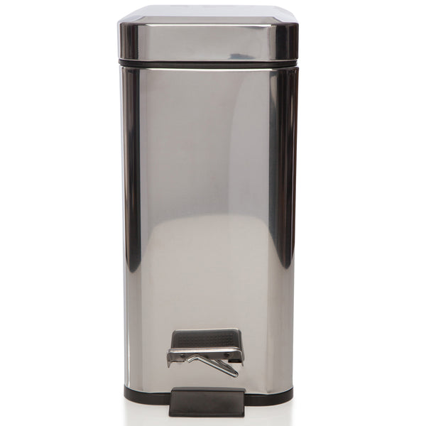 sabichi Stainless Steel Slim Line 5ltr Pedal Bin