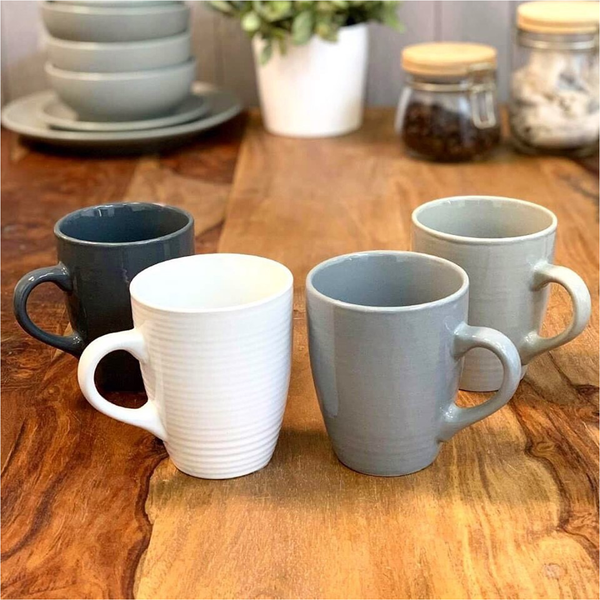 Sabichi Textured Set Of 4 Mugs