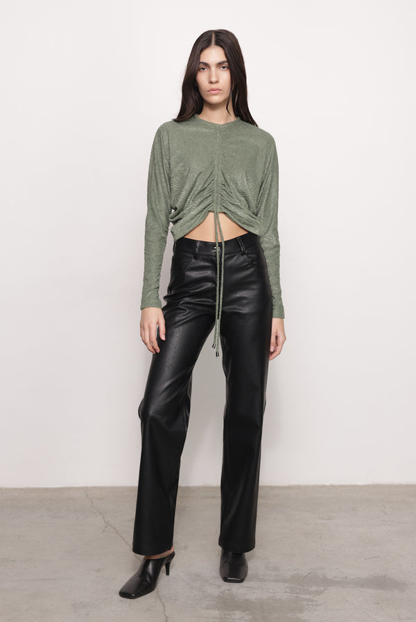 Sabina Musáyev ALARIC TOP PRE FALL WINTER 25/26 MATCHA