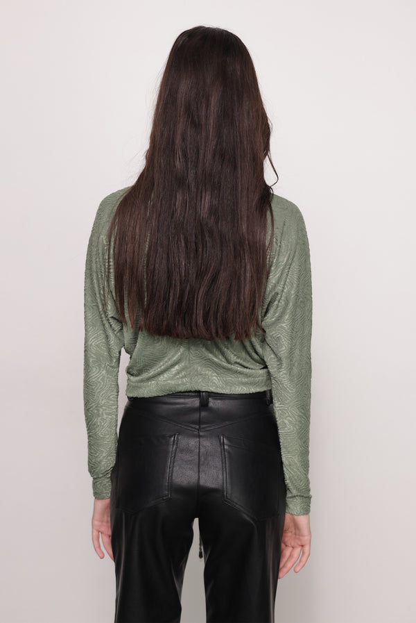 Sabina Musáyev ALARIC TOP PRE FALL WINTER 25/26 MATCHA