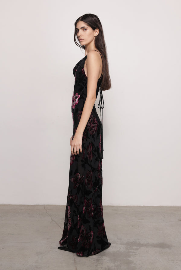 Sabina Musáyev ALENOY DRESS PRE FALL WINTER 25/26 BLACK