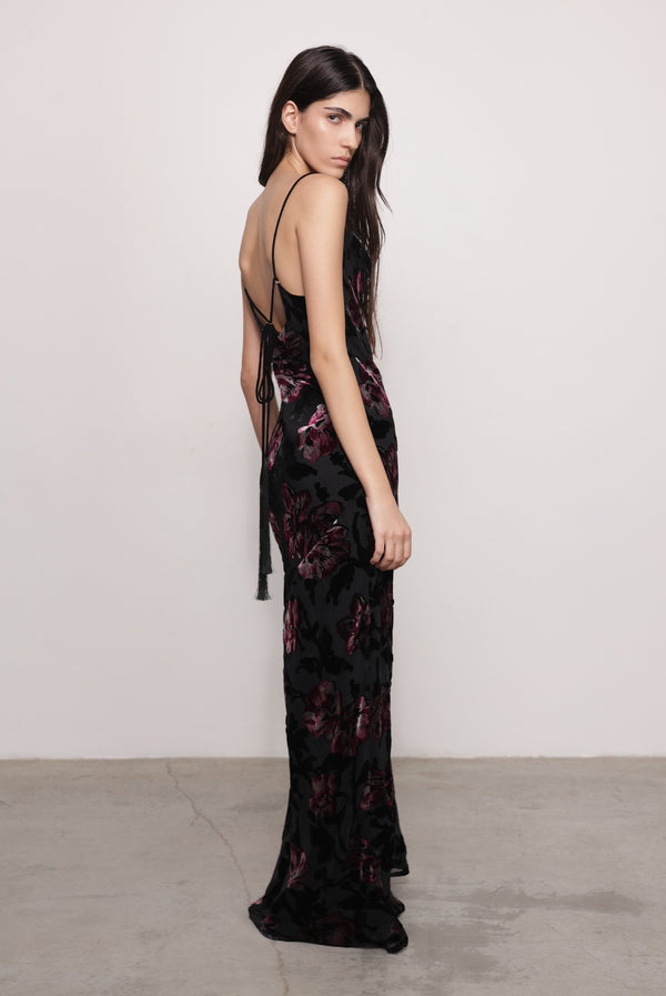 Sabina Musáyev ALENOY DRESS PRE FALL WINTER 25/26 BLACK