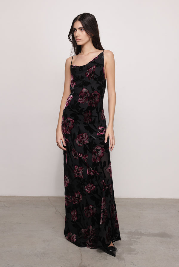 Sabina Musáyev ALENOY DRESS PRE FALL WINTER 25/26 BLACK