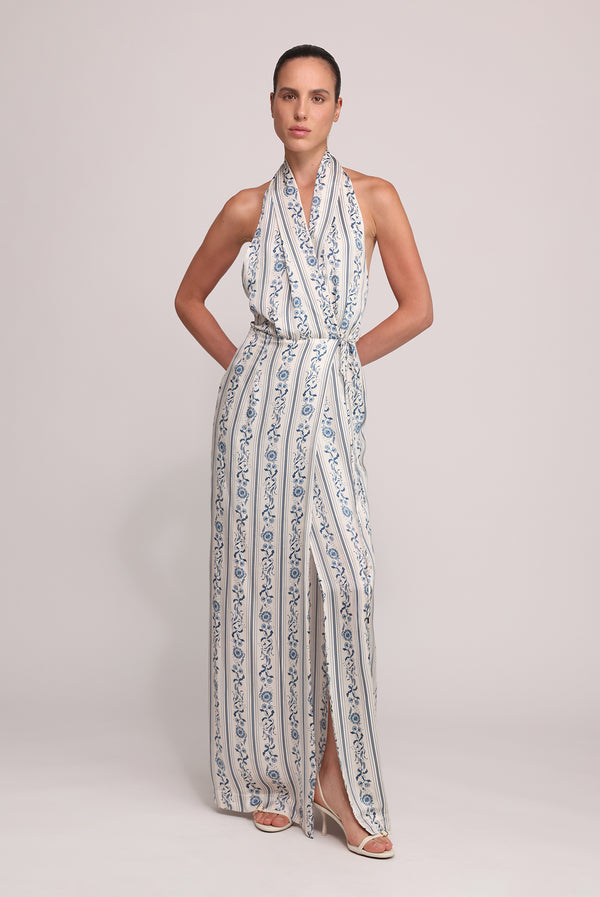 Sabina Musáyev ALESIA DRESS SOFT CASUAL IVORY PRINT