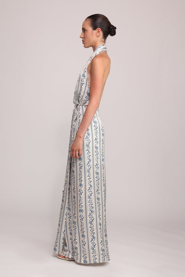 Sabina Musáyev ALESIA DRESS SOFT CASUAL IVORY PRINT