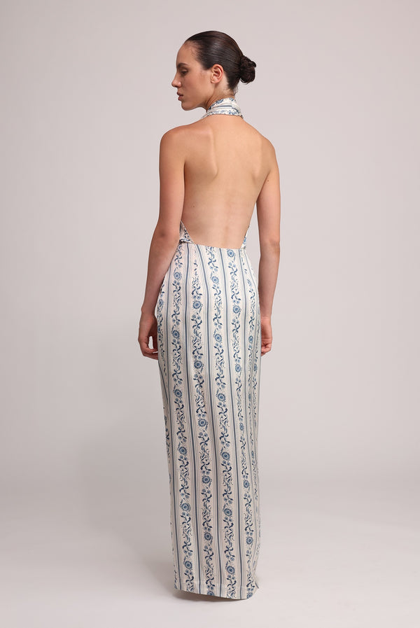 Sabina Musáyev ALESIA DRESS SOFT CASUAL IVORY PRINT